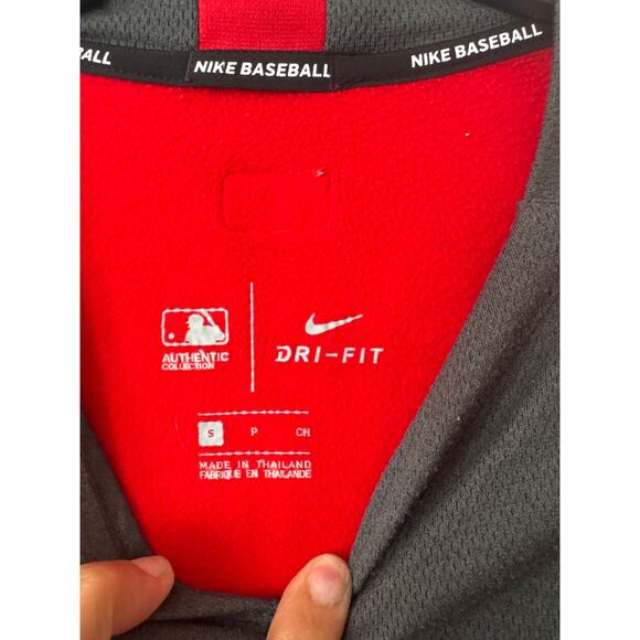 Men's Boston Red Sox Nike Thermal Crew Performance Pullover Sweatshirt Small - Picture 7 of 16